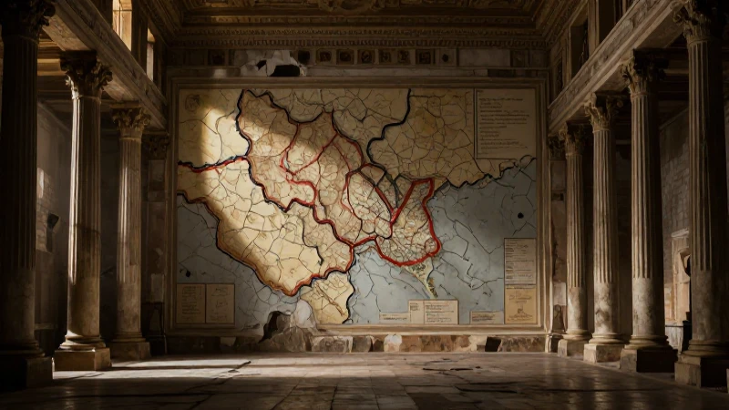 Roma imperial decadente en estilo pictórico cinematográfico