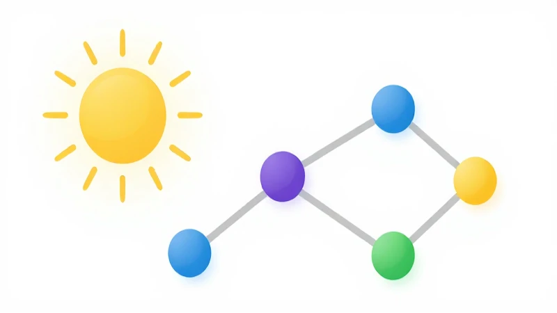 Diagrama solar colorido e isométrico ilustrado digitalmente