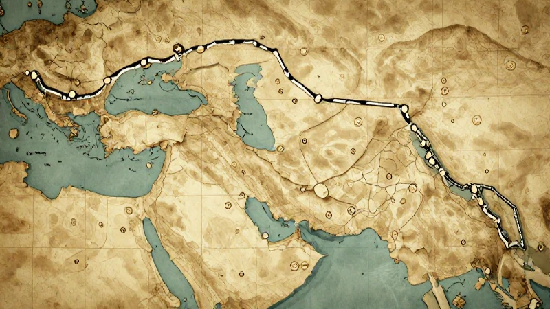 Mapa Conceptual de Poblamiento de América: Rutas y Claves 7 Fragmentos antiguos del mapa con rutas estilizadas