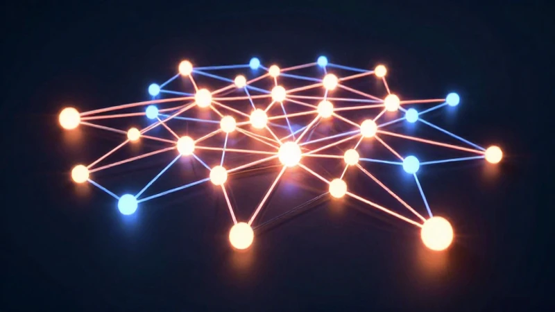 Red neuronal brillante, arte digital impactante