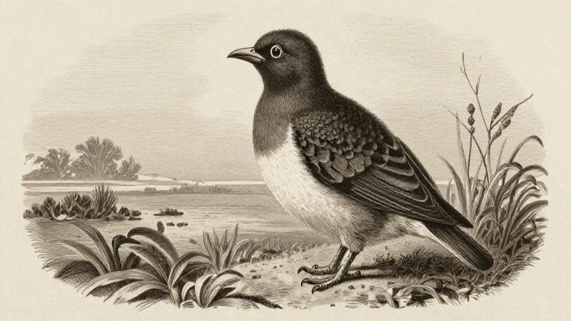 Retrato de Darwin con pinzones galápagos antiguos