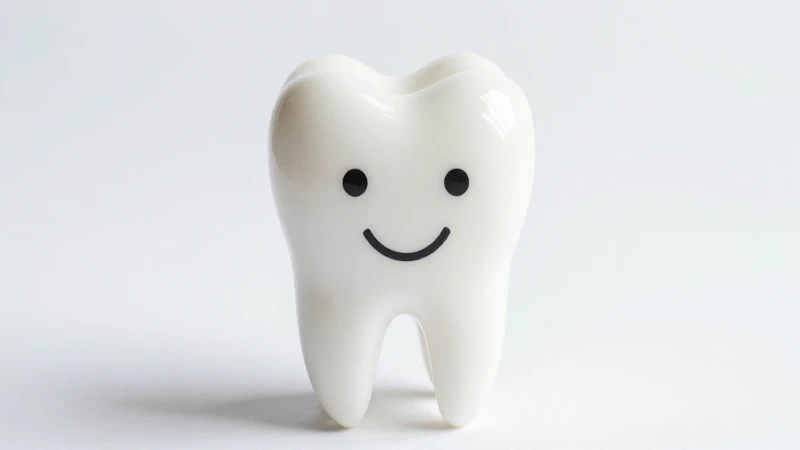 Dientes sanos sonriendo con luz clara