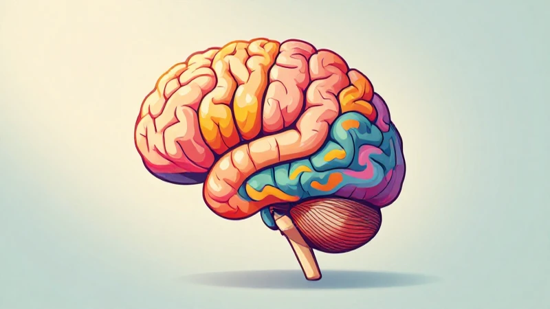 Cómo crear un mapa conceptual efectivo sobre la obesidad 11 Mapa colorido e ilustración cerebral vibrante
