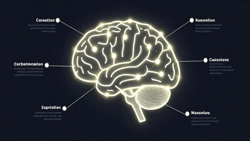 Ilustración neuronal isométrica con líneas brillantes