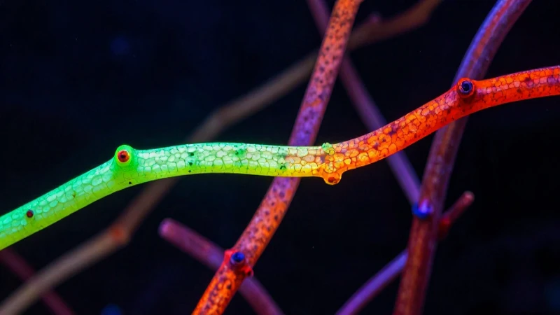 Animales vibrantes brillan conectándose entre sí