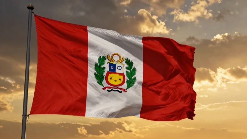 Cuál es el significado de los símbolos patrios del Perú 4 Pintura peruana con puesta de sol dorada