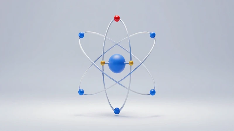 Mapa mental de química inorgánica con estructuras y conceptos clave 3 Diseño moderno con átomos e iluminación suave