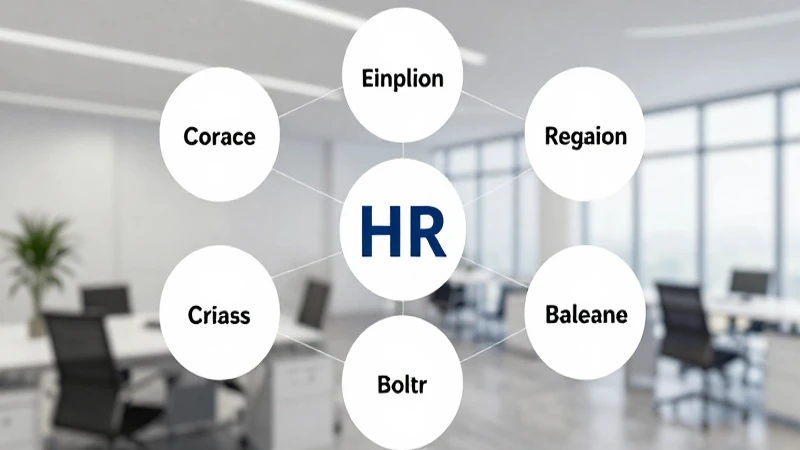 Profesional RRHH trabajando en oficina moderna