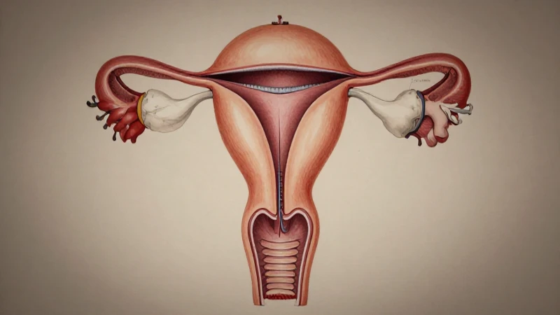 Mapa mental del aparato reproductor femenino 4 Ilustración científica del sistema reproductor femenino