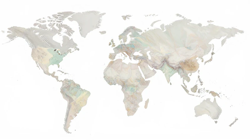 Mapa abstracto con nodos interconectados