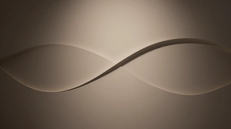 Formas abstractas en luz suave y conectadas