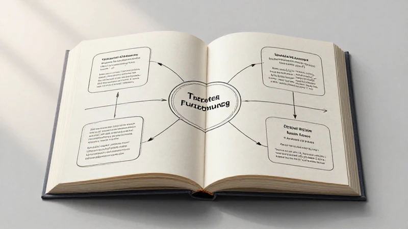 Libro abierto, mapa mental, luz natural suave