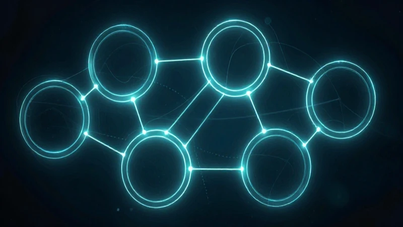 Vías metabólicas interconectadas, brillantes y orgánicas