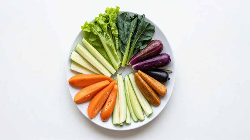 Cuál es el mapa mental que representa el plato del buen comer 7 Alimentos frescos, coloridos y ordenados sobre una mesa