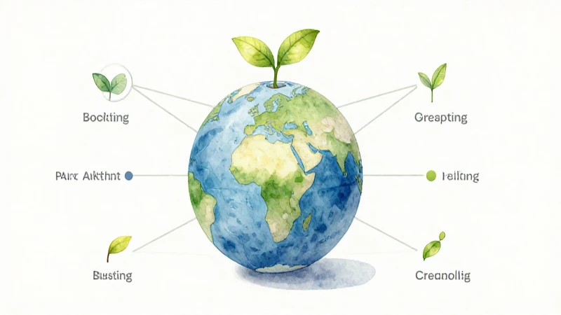 Cómo crear un mapa conceptual sobre desarrollo sustentable 3 Ilustración acuarela: red global con vida