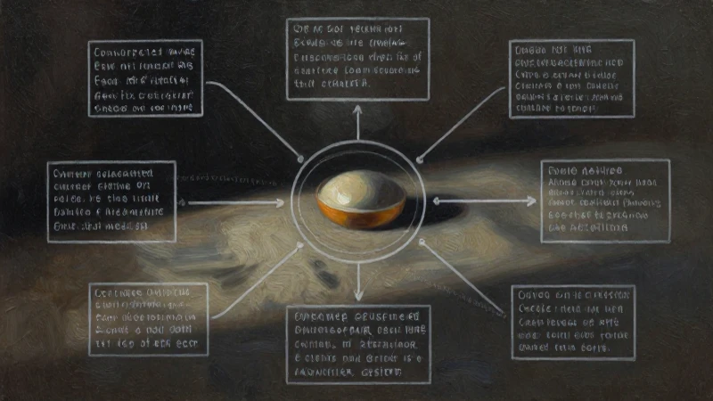 Pintura al óleo con diagrama cercano y dramático