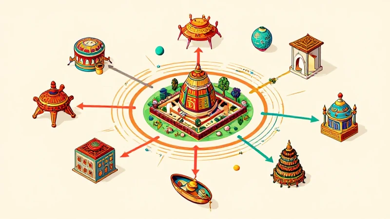 Mapa conceptual de la cultura: guía completa paso a paso 8 Ilustración detallada, isométrica y culturalmente vibrante