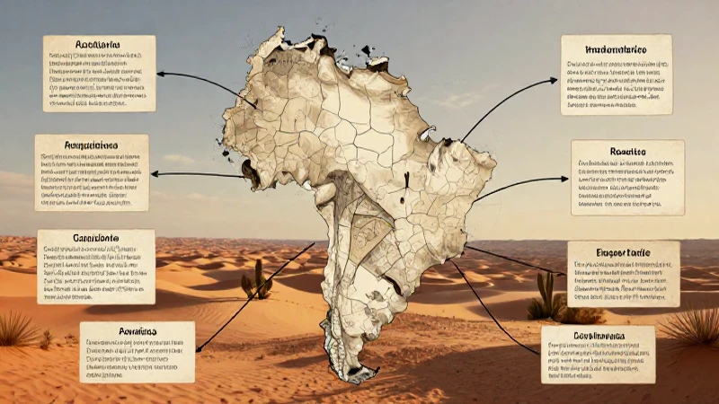 Mapa conceptual de la cultura: guía completa paso a paso 13 Mapa árido con paisaje desértico cálido