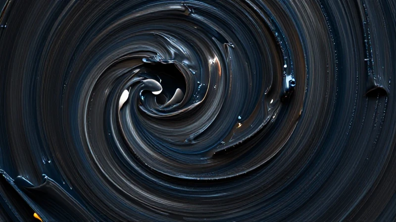 Pinceladas abstractas con luz dramática capturada