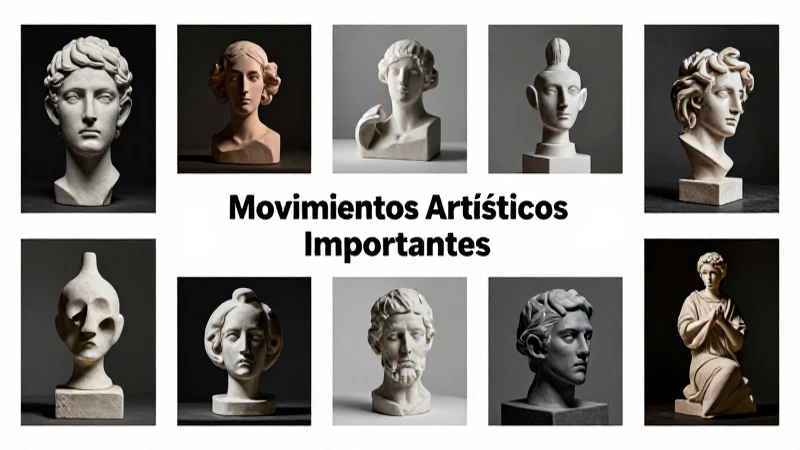 Las artes plásticas incluyen variados estilos y formas