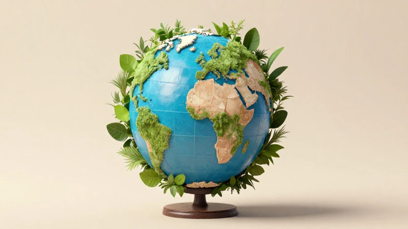 Mapa Conceptual del Reciclaje: Guía Visual para Entenderlo 9 Globo verde reciclado irradia esperanza