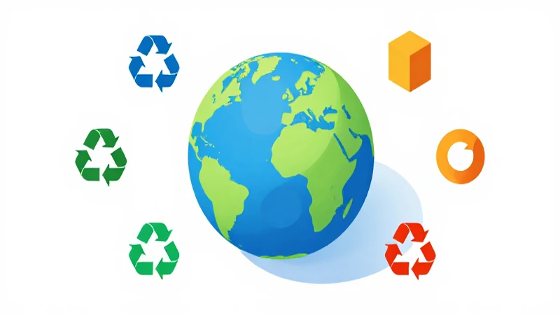 Mapa Conceptual del Reciclaje: Guía Visual para Entenderlo 4 Gráfico vibrante muestra reciclaje global colorido