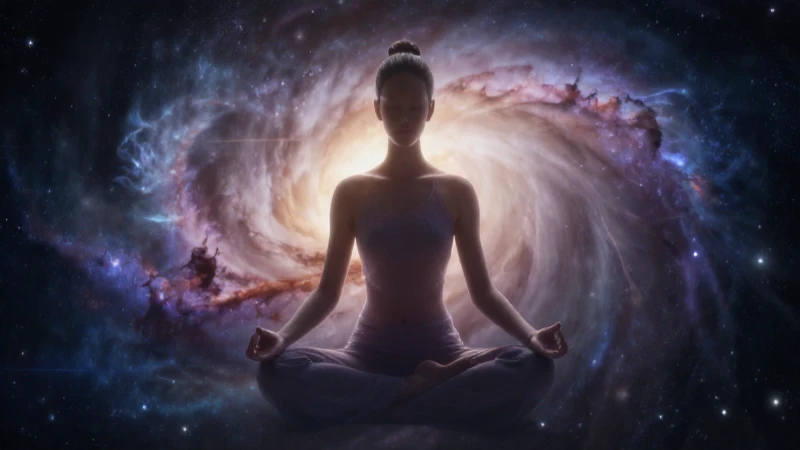Meditación cósmica, luz etérea y cinematográfica