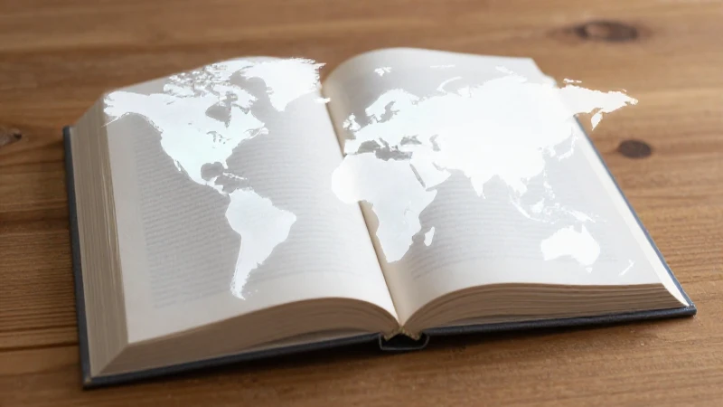 Qué es un mapa conceptual de la reseña crítica y ejemplos 9 Libro abierto con mapa brillante y cálido