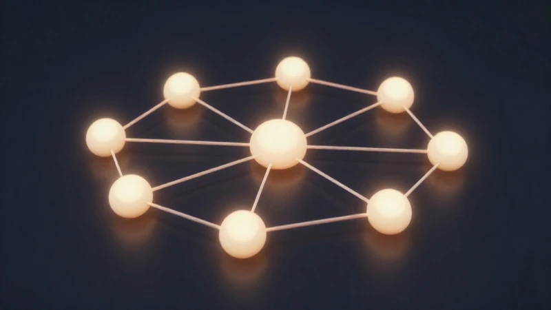 Conexiones brillantes muestran conceptos interconectados