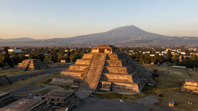 Exploramos la historia de Teotihuacán con mapas conceptuales 7 Teotihuacán se ve espectacular desde el aire