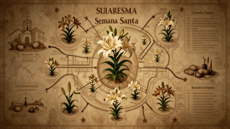 Mapas conceptuales de la Cuaresma y mapa de Semana Santa 9 Mapas conceptuales ilustran el significado de Semana Santa