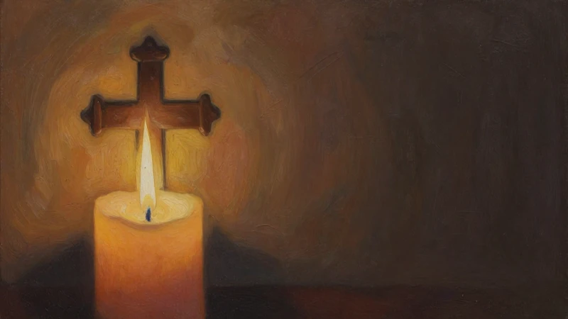 Mapas conceptuales de la Cuaresma y mapa de Semana Santa 5 Pintura artística: cruz oscura, luz dramática
