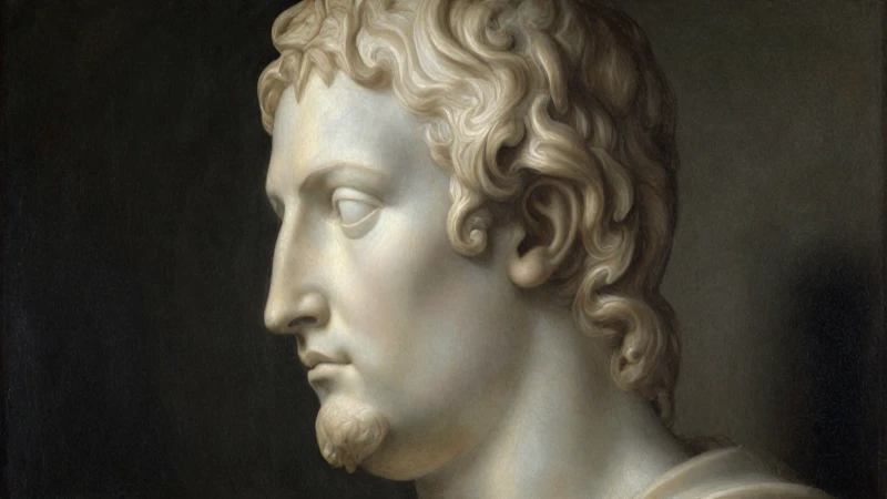 Mapas Conceptuales de Platón: Comprendiendo su Mapa Mental 4 Retrato renacentista etéreo del busto platónico