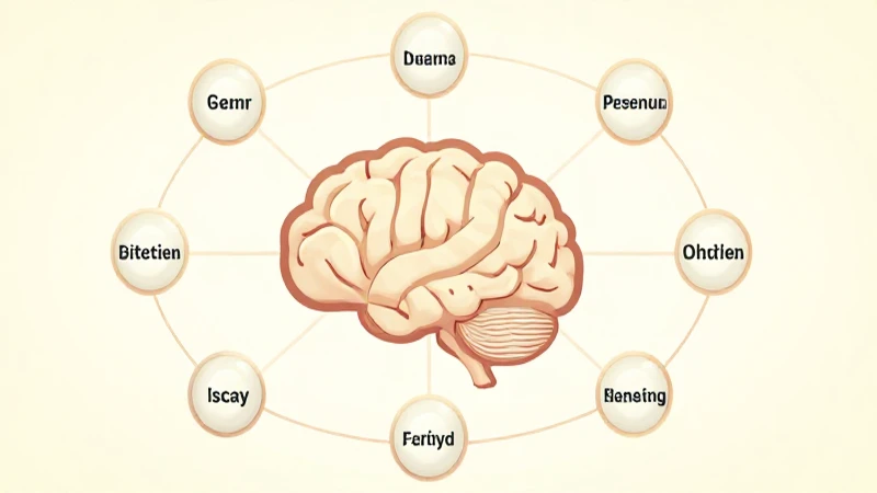 Diagrama cerebral difuso, con tonos cálidos
