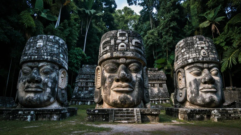 Ruinas olmecas, misterio en la selva antigua