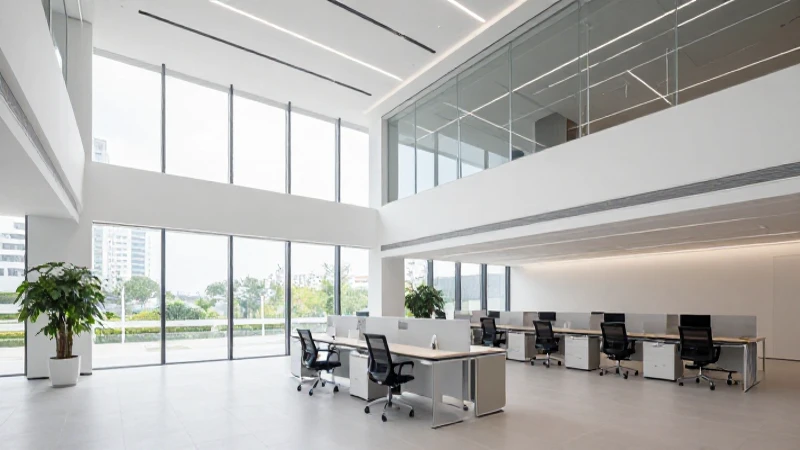 Espacio de oficina moderno, luminoso y profesional
