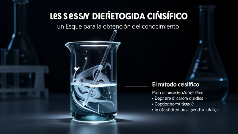 Experimento científico con luz intensa y líquidos