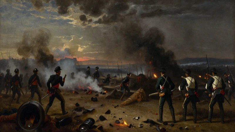 México independiente: Línea del tiempo de 1822 a 1867 8 Batalla histórica con sombras dramáticas