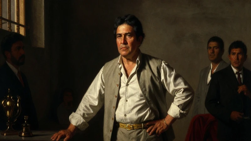 Zapata en cuadro, luz dramática e histórica