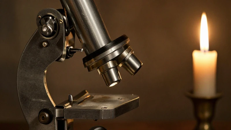 Hooke observó detalles científicos con microscopio antiguo