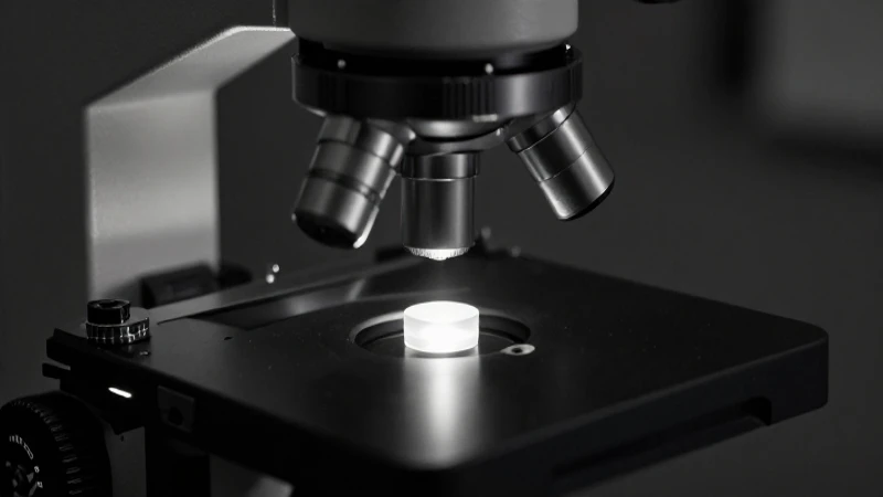Primer plano en blanco y negro del espécimen