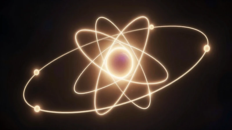 Modelo atómico con electrones brillantes
