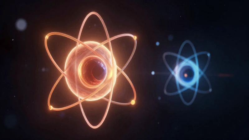 Modelo atómico con electrones y luz científica