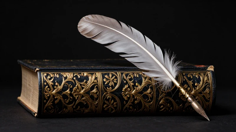 Cuáles son los principales movimientos literarios en la historia 5 Lujosa ilustración barroca con pluma estilada