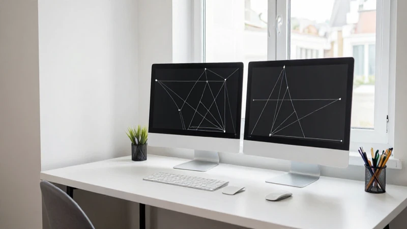 Espacio ordenado con luz suave y diagrama