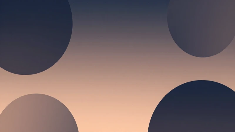 Formas abstractas, luces suaves degradadas