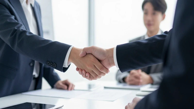 Esquema Negociación: Técnicas y Estrategias Exitosas 3 Negocios: apretón de manos profesional y luz suave