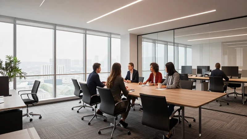 Cuál es la estructura organizativa simplificada de ADIF 7 Espacio moderno para reuniones iluminado naturalmente
