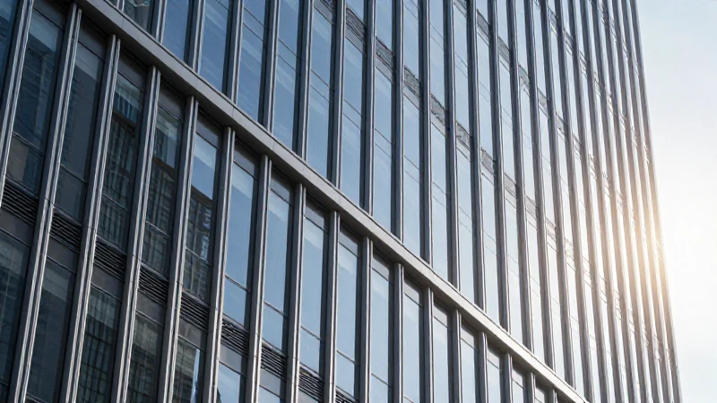 Cuál es la estructura organizativa y jerárquica del Banco BCP 4 Edificio moderno iluminado por luz diurna