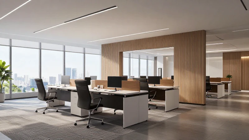 Cuál es la estructura organizativa y jerárquica del Banco BCP 5 Oficina moderna con luz natural y ejecutivo